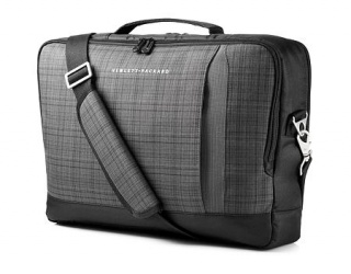 HP Maletín Slim Ultrabook Top Load para Laptop 15.6'', Negro/Gris 