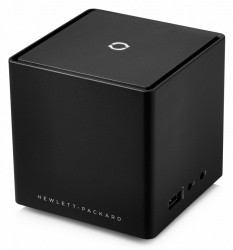 HP Docking Station Avanzado F7M97AA, Inalámbrico, 4x USB 3.0, 1x RJ-45, Negro 