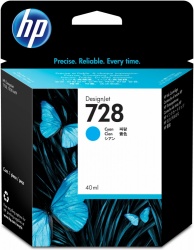 Cartucho HP 728 Cian Original 40ml 