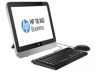 HP 18 AiO Business All-in-One 18.5'', Intel Pentium J2900 2.41GHz, 4GB, 500GB, Windows 8.1 Pro 64-bit, Negro/Plata 