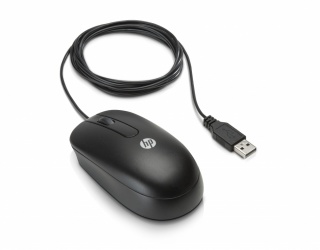 Mouse HP Láser H4B81AA, USB, 1000DPI, Negro 