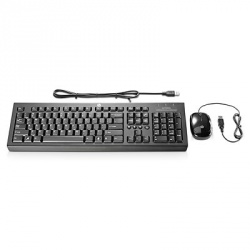 Kit de Teclado y Mouse HP Essential H6L29AA, Alámbrico, USB, Negro 