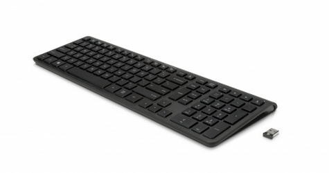 Teclado HP K3500, Inalámbrico, USB, Negro 