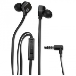 HP Audífonos In-Ear H2300, Alámbrico, Negro 