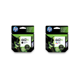 Combo de 2 Cartuchos de Tinta: HP 662 XL Negra + 662 XL Tri Color para HP Deskjet 