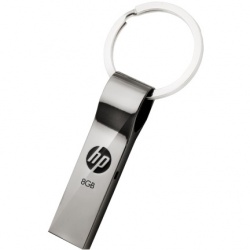 Memoria USB HP v285w, 8GB, USB 2.0, Plata 