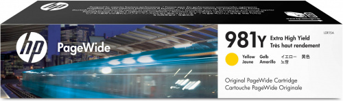 Tóner HP 981Y Super Alto Rendimiento Amarillo, 16.000 Páginas  