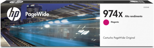 Cartucho HP 974X Magenta Original, 7000 Páginas 