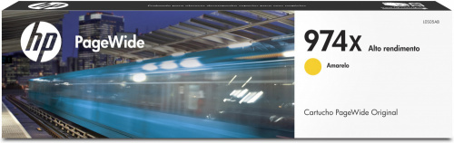 Cartucho HP 974X Amarillo Original, 7000 Páginas 