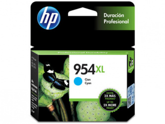 Cartucho HP 954XL Cian Original, 1600 Páginas 