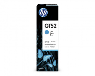 Tanque de Tinta HP GT52 Cian, 70ml, 8.000 Páginas  