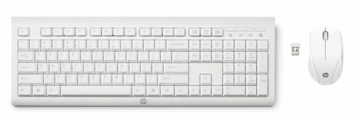 Kit de Teclado y Mouse HP C2710, RF Inalámbrico, Blanco 