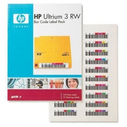 HP Paquete de Códigos de Barras HP Ultrium 3 RW, 100 Etiquetas 