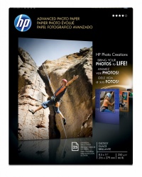 HP Papel Avanzado Fotográfico Satinado, 25 Hojas de Tamaño Carta 