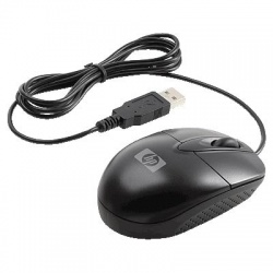 Mouse HP Óptico para Viaje RH304AA, USB, Negro 