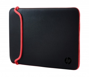 HP Maletín de Neopreno para Laptop 15.6'', Negro/Rojo 