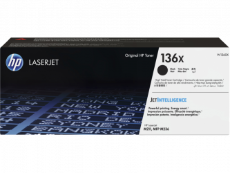 Tóner HP LaserJet 136X Alto Rendimiento Negro, 2600 Páginas 