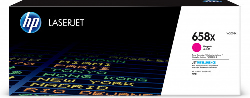 Tóner HP 658X Alto Rendimiento Magenta, 28.000 Páginas  