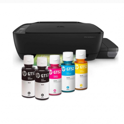 Multifuncional HP Ink Tank 315, Color, Inyección, Tanque de Tinta, Alámbrico, Print/Scan/Copy ― Incluye 5 Tintas GT53 