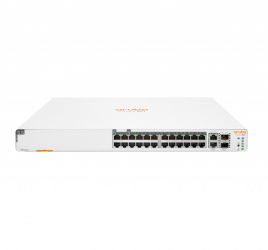 Switch HPE Networking Instant On Gigabit Ethernet 1960, 24 Puertos 10/100/1000 Mbps + 2 Puertos SFP+, 2 Puertos 10GBASE-T, 128 Gbit/s, 16000 Entradas - Administrable 
