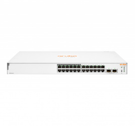 Switch HPE Networking Instant On Gigabit Ethernet 1830 24G, 24 Puertos 10/100/1000Mbps (12x PoE), + 2 Puertos SFP, 195W, 52 Gbit/s, 16.000 Entradas - Administrable 