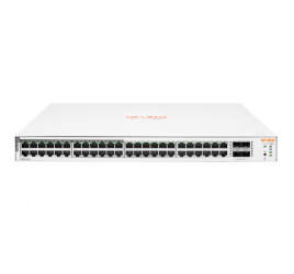 Switch HPE Networking Instant On Gigabit Ethernet 1830, 48 Puertos 10/100/1000Mbps (24 Puertos PoE) + 4 Puertos SFP, 104 Gbit/s, 16.000 Entradas - Administrable 