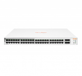Switch HPE Networking Instant On Gigabit Ethernet 1830, 48 Puertos 10/100/1000Mbps (24 Puertos PoE) + 4 Puertos SFP, 104 Gbit/s, 16.000 Entradas - Administrable ― Abierto 