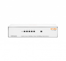 Switch HPE Networking Instant On Gigabit Ethernet 1430 5G, 5 Puertos 10/100/1000Mbps, 10 Gbit/s, 8.192 Entradas - No Administrable 