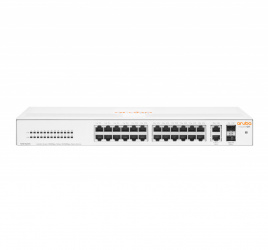 Switch HPE Networking Instant On Gigabit Ethernet 1430 26G, 26 Puertos 10/100/1000Mbps + 2 Puertos SFP, 56 Gbit/s, 16.384 Entradas - No Administrable 