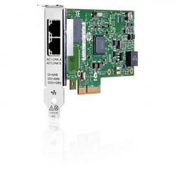 HPE Tarjeta PCI Express 361t Gen 2.0, 1GB, 2x RJ-45, para Servidor HP 