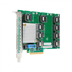 HPE Tarjeta PCI Express ML350 Gen9, 12 Gbit/s, 9 Puertos Mini SAS 4i 