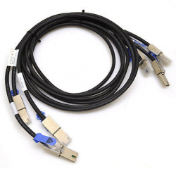 HPE Cable SAS Macho - SAS Macho, Negro 