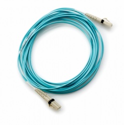 HPE Cable Fibra Óptica Multimodo OM3 LC Macho - LC Macho, 15 Metros, Azul 