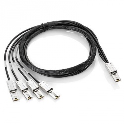 HPE Cable mini-SAS Macho - mini-SAS Macho, 2 Metros, Negro 
