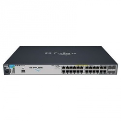 Switch HPE Gigabit Ethernet ProCurve 2910al-24G-PoE+, 10/100/1000Mbps, 128Gbit/s, 24 Puertos, 16.000 Entradas – Administrable 