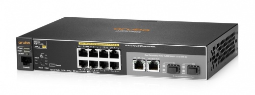 Switch HPE Gigabit Ethernet 2530-8G-PoE+, 20 Gbit/s, 8 Puertos, 16.000 Entradas - Administrable 