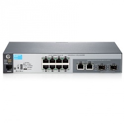 Switch HPE Gigabit Ethernet 2530-8G, 20 Gbit/s, 8 Puertos, 16.000 Entradas - Administrable 
