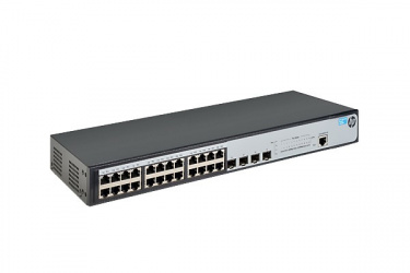 Switch HPE Gigabit Ethernet 1920-24G, 24 Puertos 10/100/1000 Mbps + 4 Puertos SFP, 8192 Entradas, 56 Gbit/s - Administrable 
