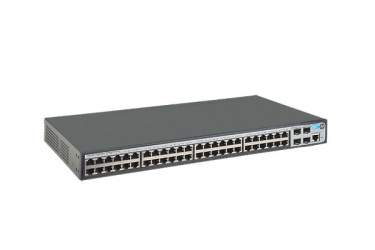 Switch HPE Gigabit Ethernet 1920-48G, 48 Puertos 10/100/1000Mbps + 4 Puertos SFP, 16.384 Entradas, 104 Gbit/s - Administrable 