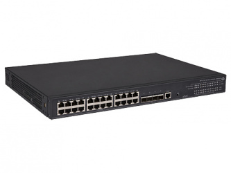 Switch HPE Gigabit Ethernet 5130-24G-PoE+-4SFP+ (370W) EI, 24 Puertos 10/100/1000 Mbps + 4 Puertos SFP, 16384 Entradas, 128 Gbit/s - Administrable 