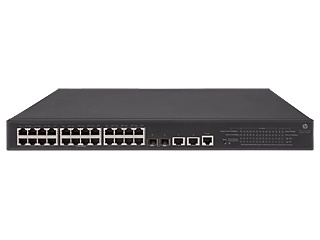 Switch HPE Gigabit Ethernet FlexNetwork 5130, 24 Puertos 10/100/1000Mbps + 2 Puertos SFP+, 128 Gbit/s, 16.384 Entradas - Administrable 