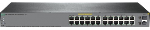 Switch HPE Gigabit Ethernet OfficeConnect 1920S 24G 2SFP PPoE+ 185W, 24 Puertos 10/100/1000Mbps + 2 Puertos SFP, 52 Gbit/s, 8000 Entradas - Administrable 