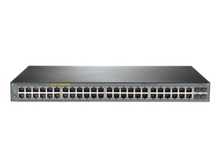 Switch HPE Gigabit Ethernet OfficeConnect 1920S 48G 4SFP PPoE+ 370W, 48 Puertos 10/100/1000Mbps, 4 Puertos SFP, 104 Gbit/s, 16000 Entradas - Administrable 