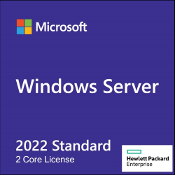 HPE Windows Server 2022 APOS, Licencia Adicional, 2-Core, OEM, Plurilingüe 