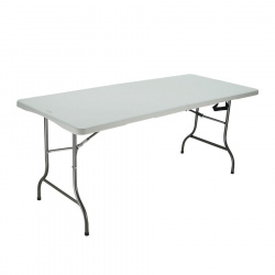 Hsm Mesa Plegable HSM020, 180cm x 74cm, Blanco 