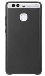 Huawei Funda para Huawei P9, Negro, Resistente a Rayones 