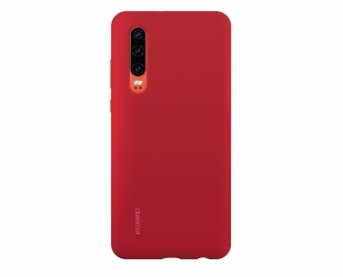Huawei Funda 51992848 para P30, Rojo, Resistente a Rayones/Golpes 