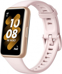 Huawei Smartwatch Band 7, Touch, Bluetooth 5.0, Android 6.0/iOS 9.1, Rosa Nebulosa - Resistente al Agua 