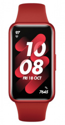 Huawei Smartband Band 7, Touch, Bluetooth 5.0, Android/iOS, Rojo - Resistente al Agua 