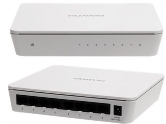 Switch Huawei Ethernet S1700-8G-AC, 8 Puertos 10/100/1000, 16 Gbit/s, 8000 Entradas - No Administrable 